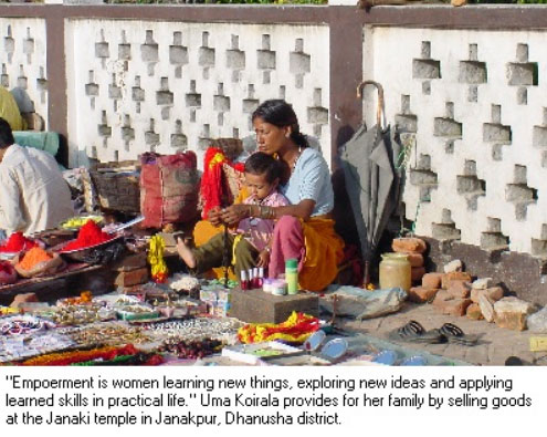 Uma Koirala Janaki temple Street Sales